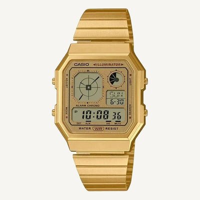 Casio A130WEG-9A Gold Vintage Digital Watch