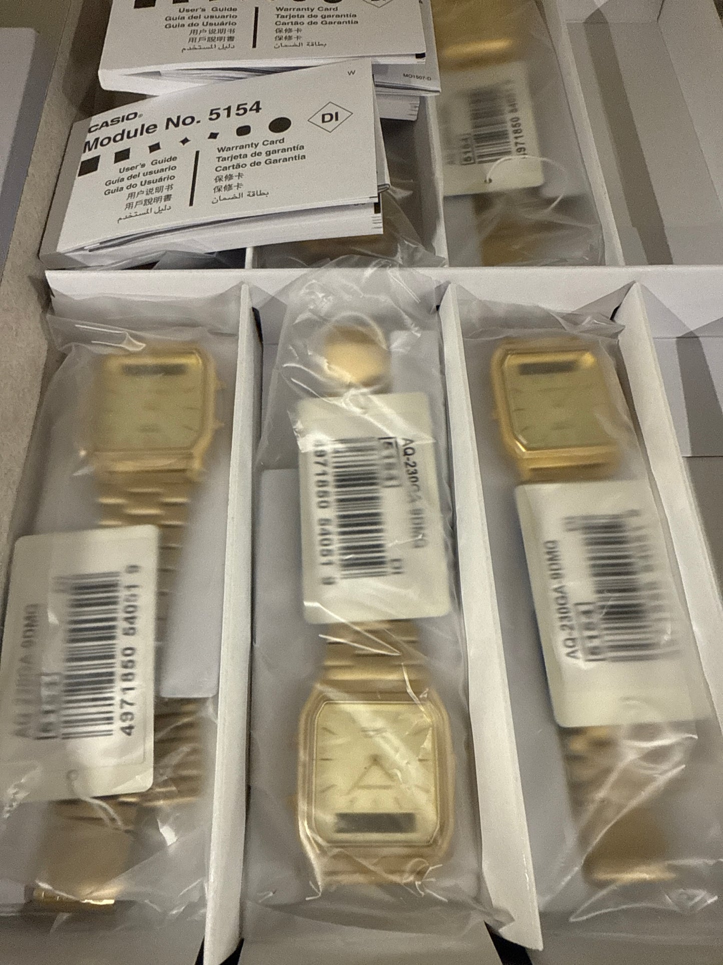 Casio AQ230GA-9D Vintage Analog/Digital Gold Watch