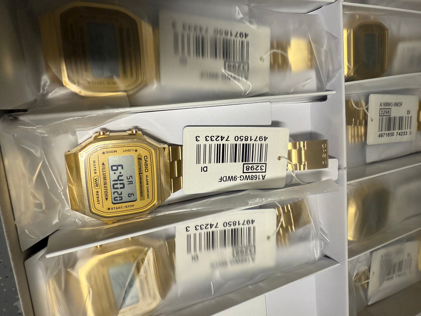 Casio A168WG-9 Vintage Gold Digital Watch