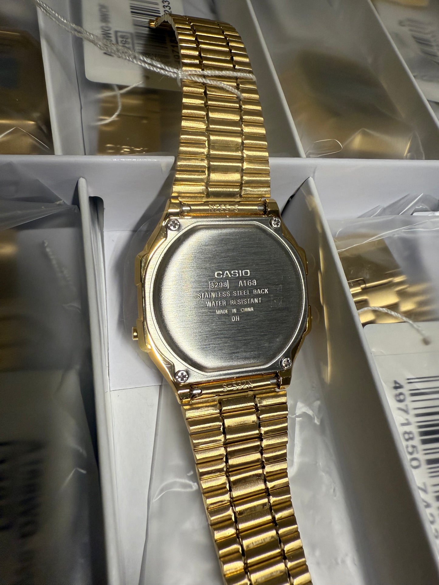 Casio A168WG-9 Vintage Gold Digital Watch