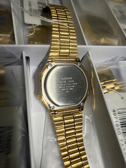 Casio A168WG-9 Vintage Gold Digital Watch