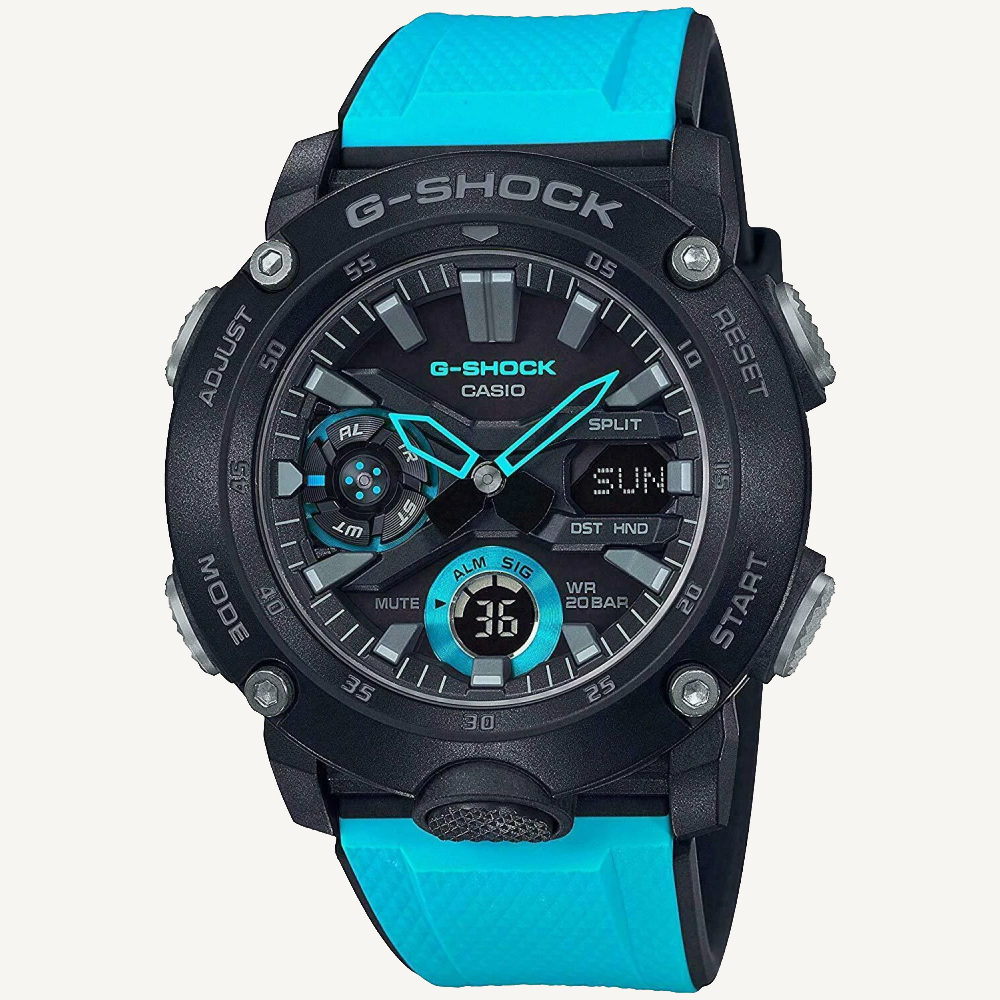 Casio G-Shock GA2000-1A2 Carbon Core Guard Ana-Digital Watch