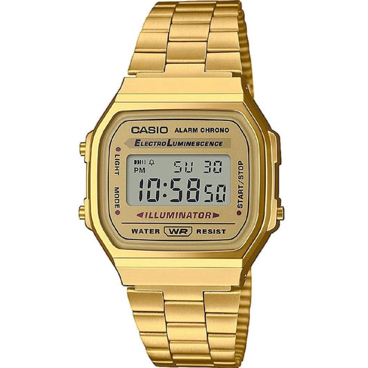 Casio A168WG-9 Vintage Gold Digital Watch